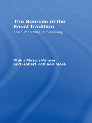 cover image of The Sources of the Faust Tradition